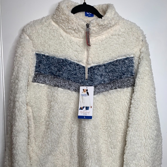 Weatherproof Tops - Weatherproof Vintage Ladies 1/4 Zip Sherpa Pullover